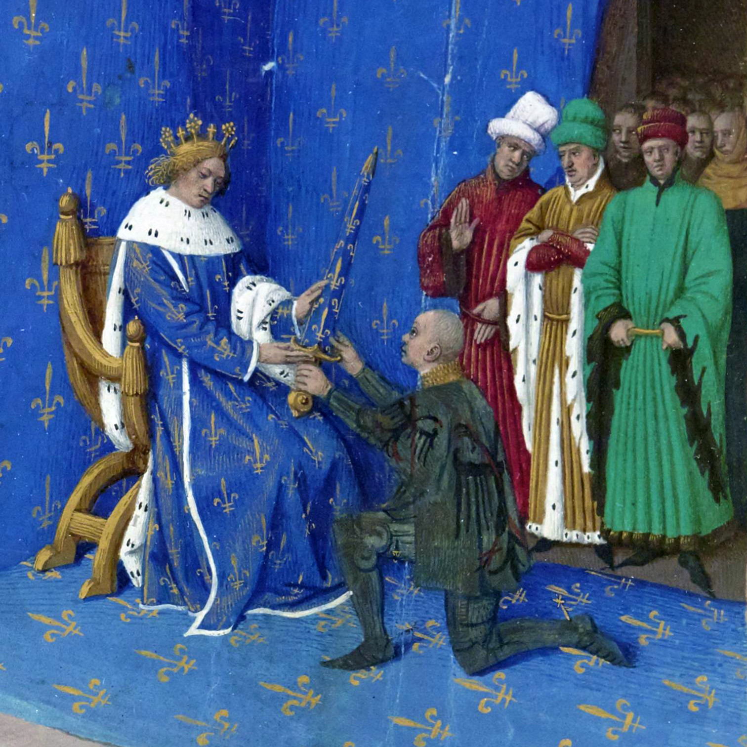 Bertrand Du Guesclin fait connétable par le roi Charles V Bertrand Du Guesclin fait connétable par le roi Charles V